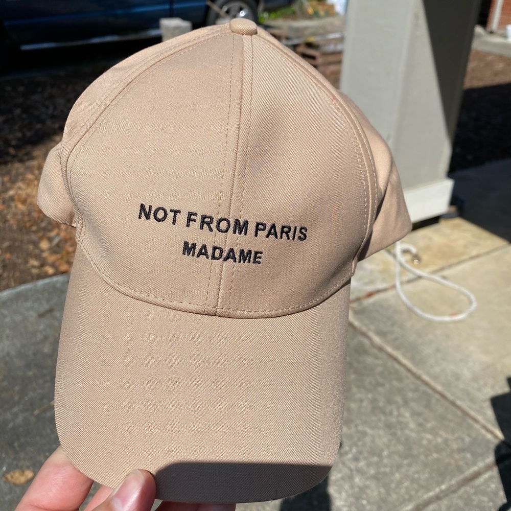 NOT FROM PARIS hat
